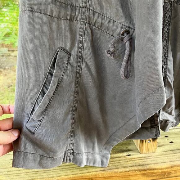 Max Jeans Women's 100% Tencel Open Sleeveless Jacket Taupe Size L. NEW - Picture 4 of 9